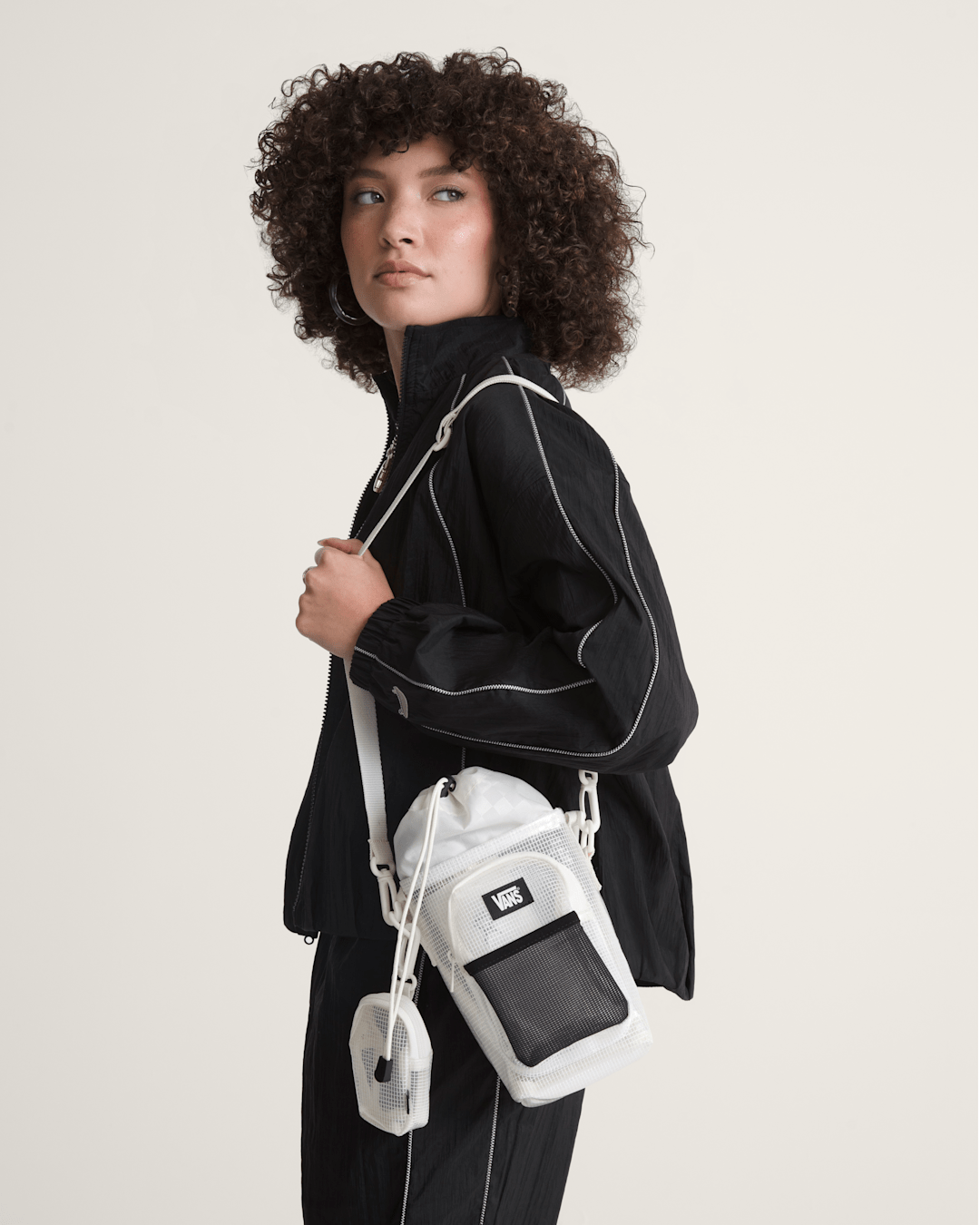 Women|Men Vans Junipero Water Bottle Bag in Clear