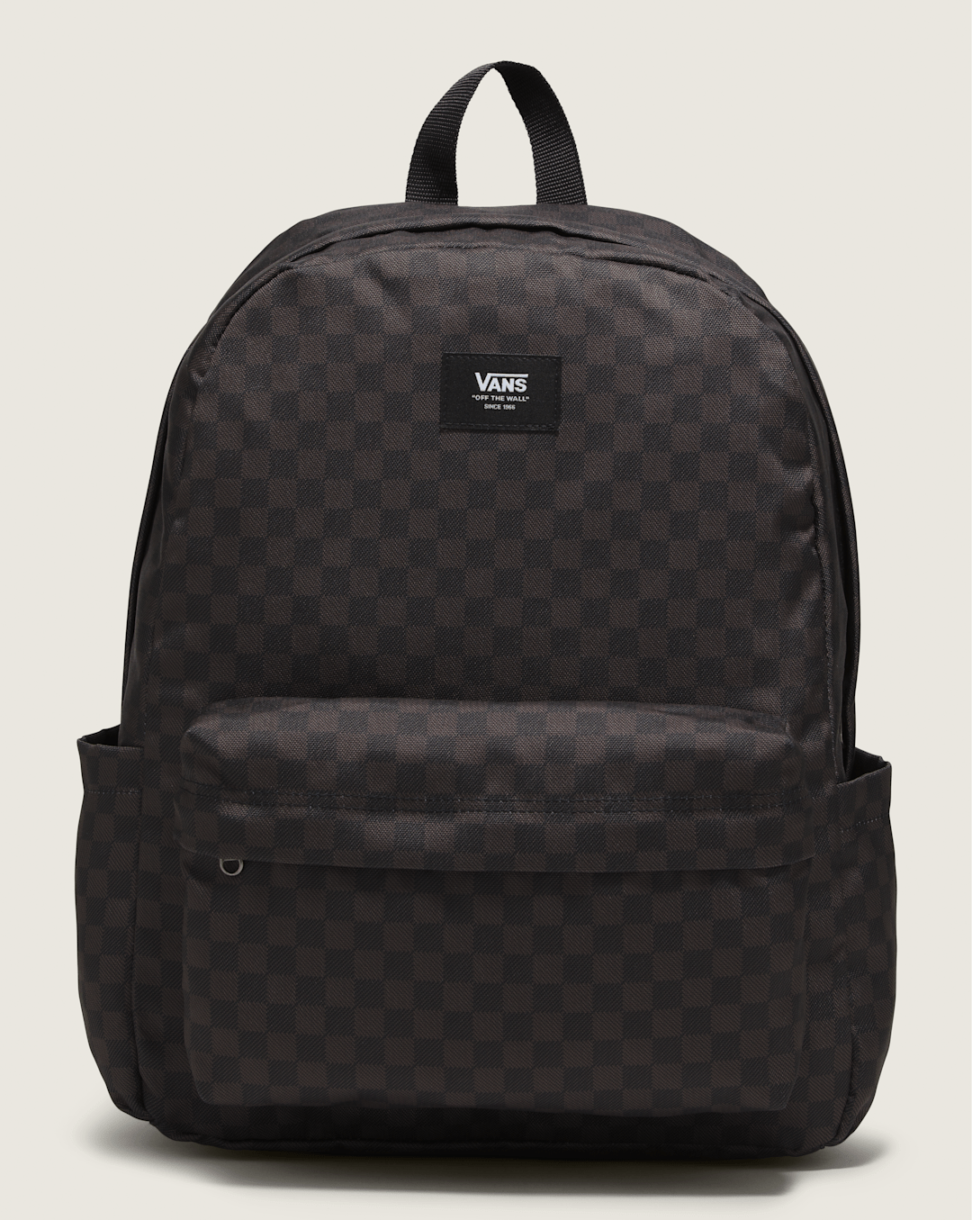 Women|Men Vans Old Skool Checkerboard Backpack in Checkerboard Black / Charcoal Grey