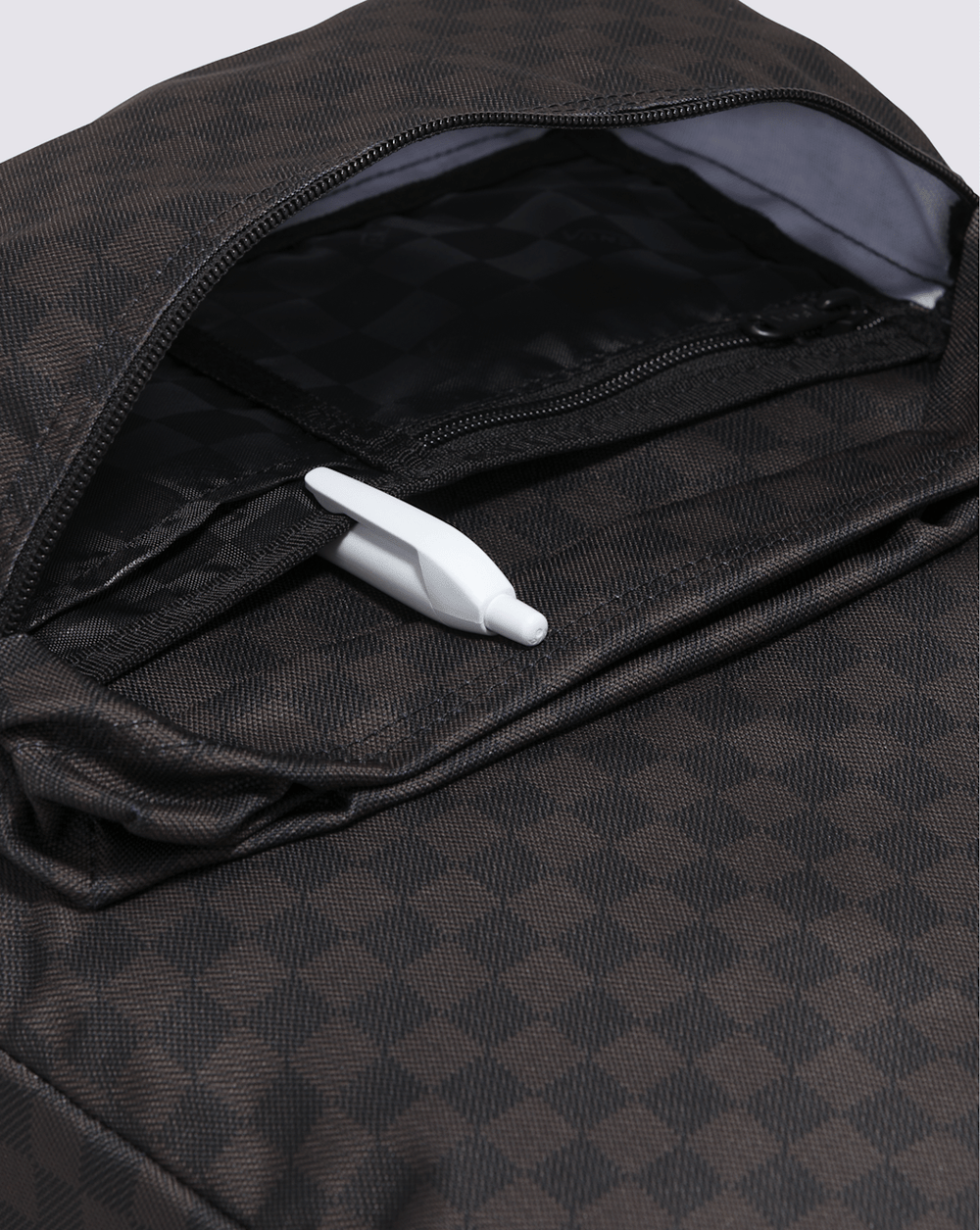 Women|Men Vans Old Skool Checkerboard Backpack in Checkerboard Black / Charcoal Grey