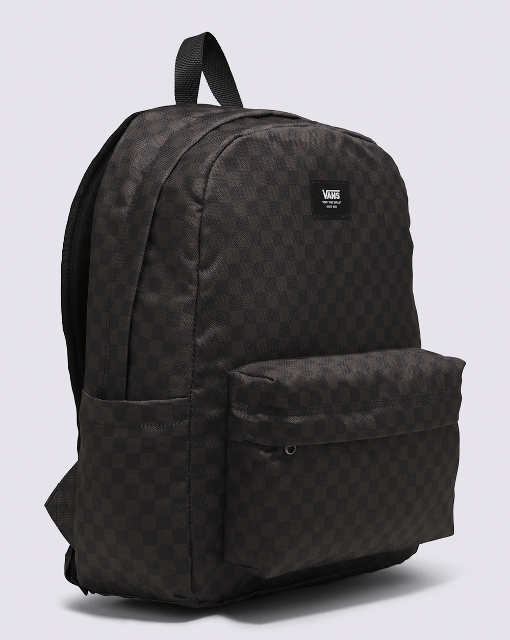 Women|Men Vans Old Skool Checkerboard Backpack in Checkerboard Black / Charcoal Grey