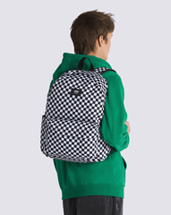Women|Men Vans Old Skool Checkerboard Backpack in Checkerboard Black / White