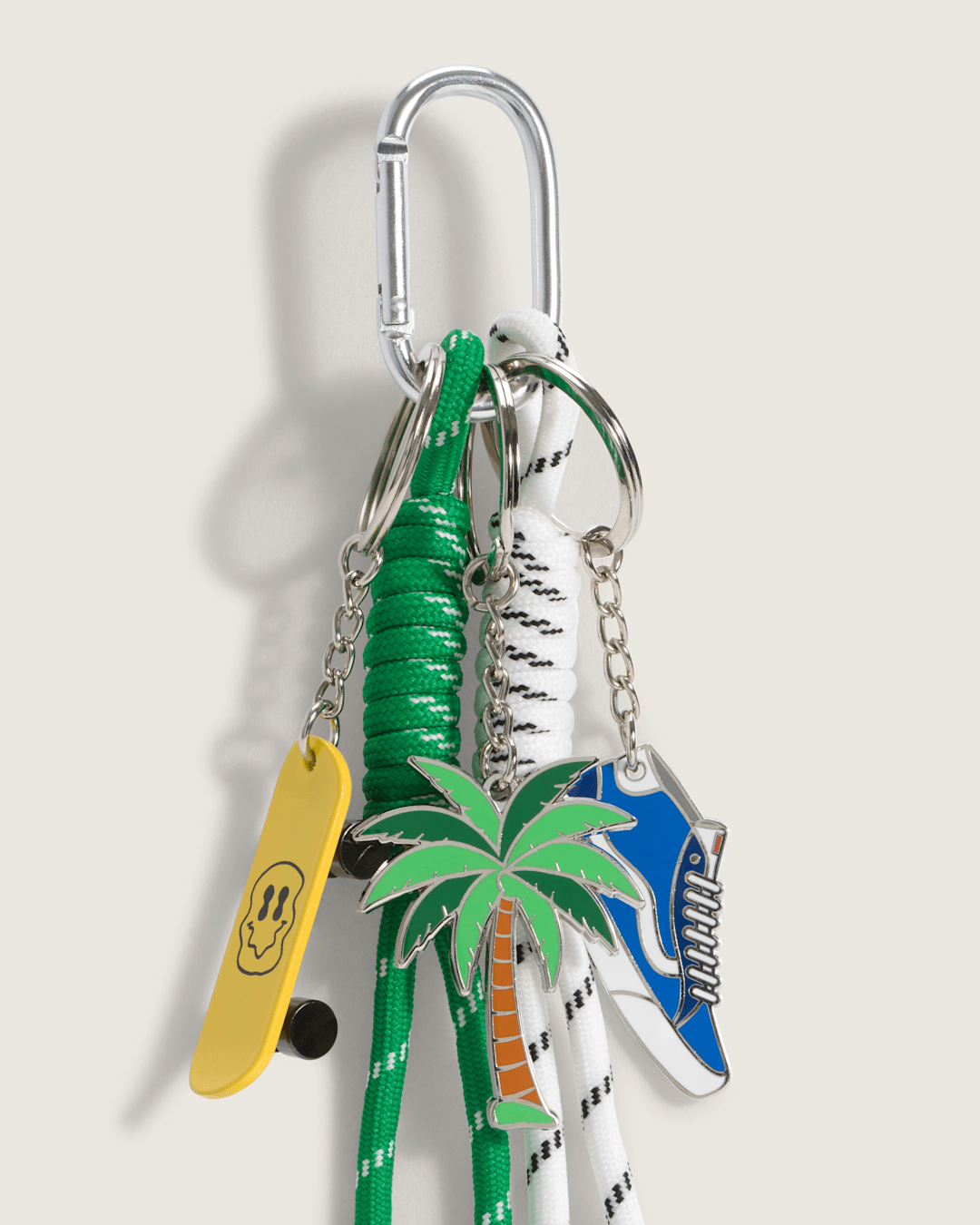 Women|Men|Kids Vans Waffle Shop Coastal Cruise Bag Charm Set in Yellow / Green