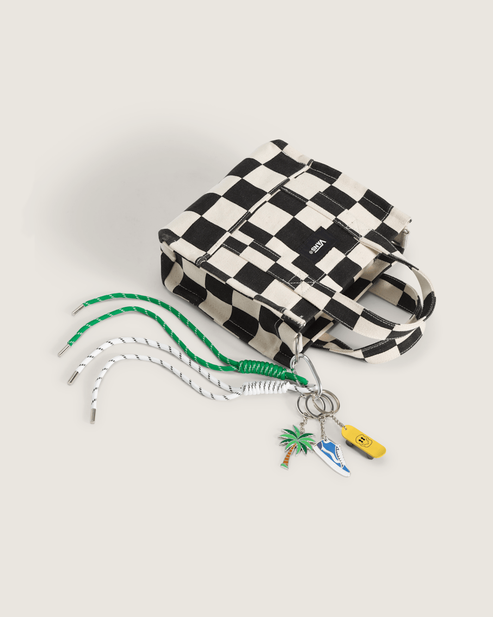 Women|Men|Kids Vans Waffle Shop Coastal Cruise Bag Charm Set in Yellow / Green