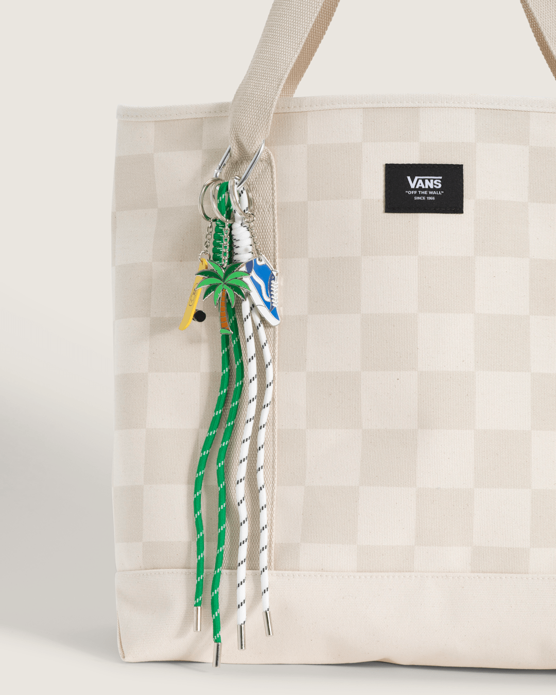 Women|Men|Kids Vans Waffle Shop Coastal Cruise Bag Charm Set in Yellow / Green