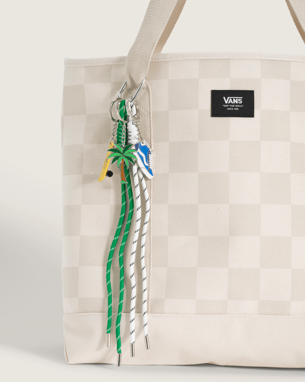 Women|Men|Kids Vans Waffle Shop Coastal Cruise Bag Charm Set in Yellow / Green