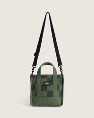 Women|Men Vans Lil Pergs Tote Bag in Checkerboard Pine Forest Green