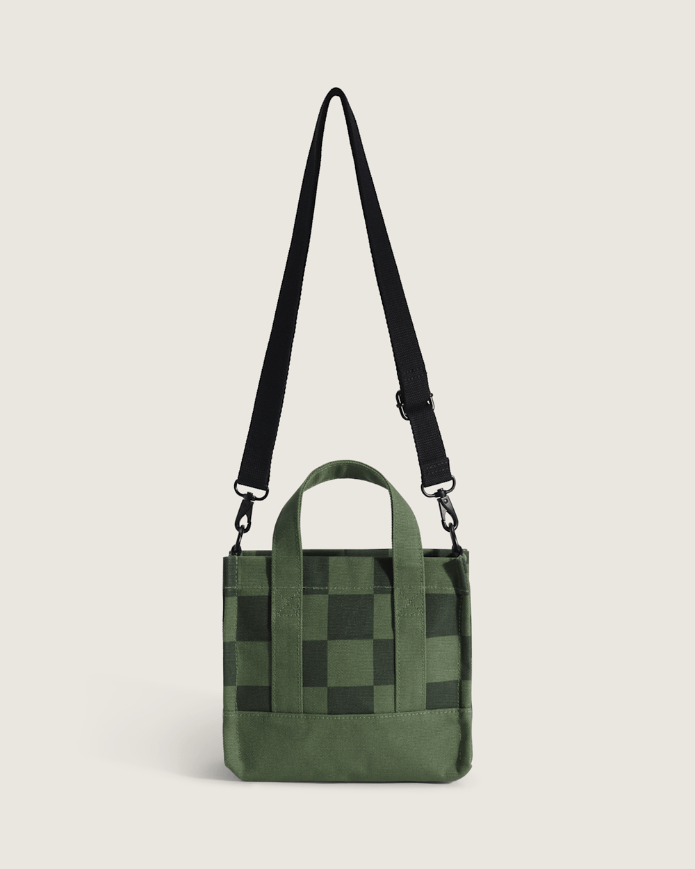 Women|Men Vans Lil Pergs Tote Bag in Checkerboard Pine Forest Green