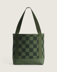 Women|Men Vans Pergs Midi Tote Bag in Checkerboard Pine Forest Green