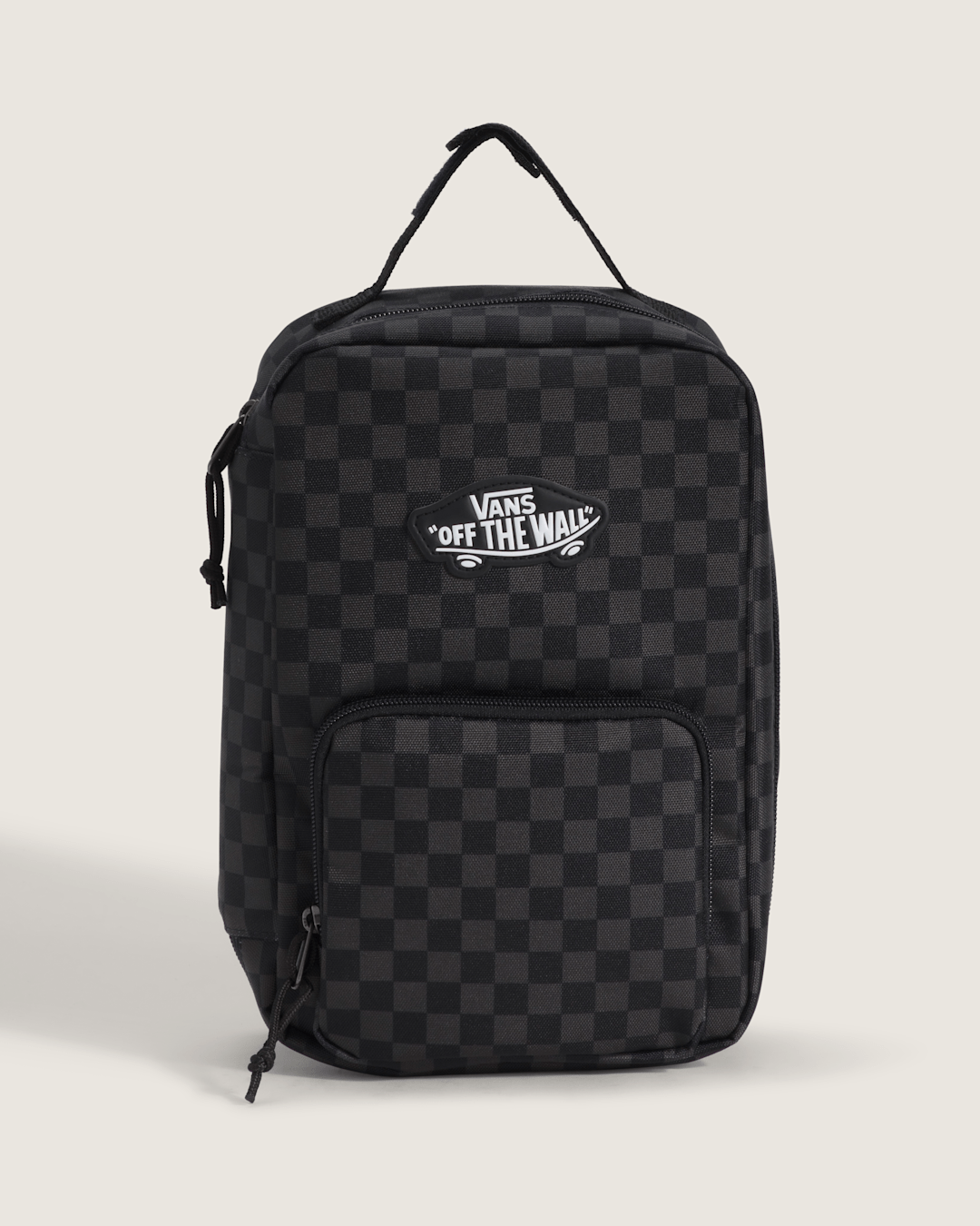 Women|Men|Kids Vans Kids Checkerboard Old Skool Lunch Bag in Charcoal Black