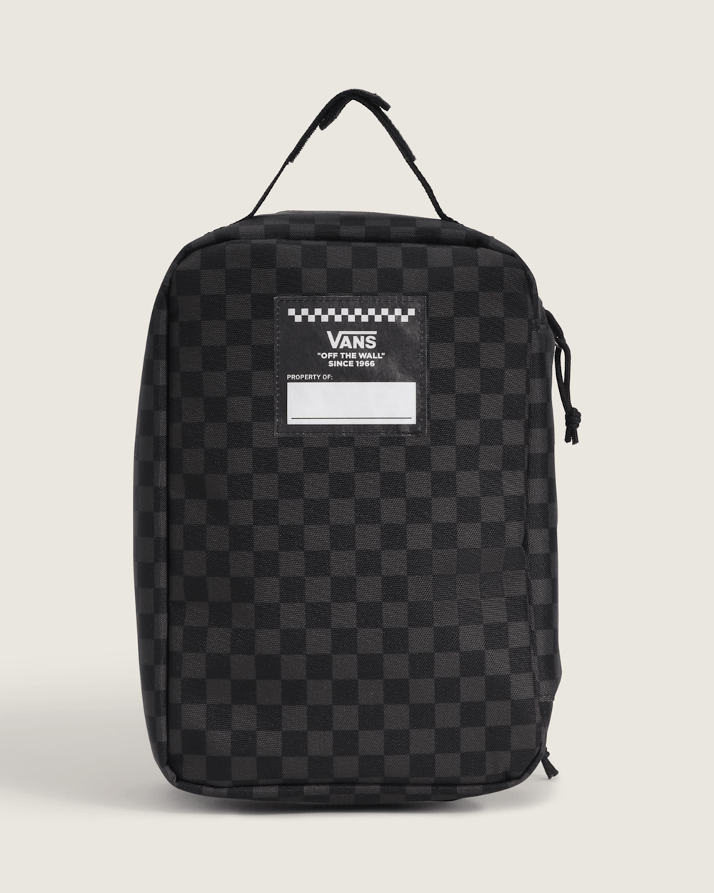 Women|Men|Kids Vans Kids Checkerboard Old Skool Lunch Bag in Charcoal Black