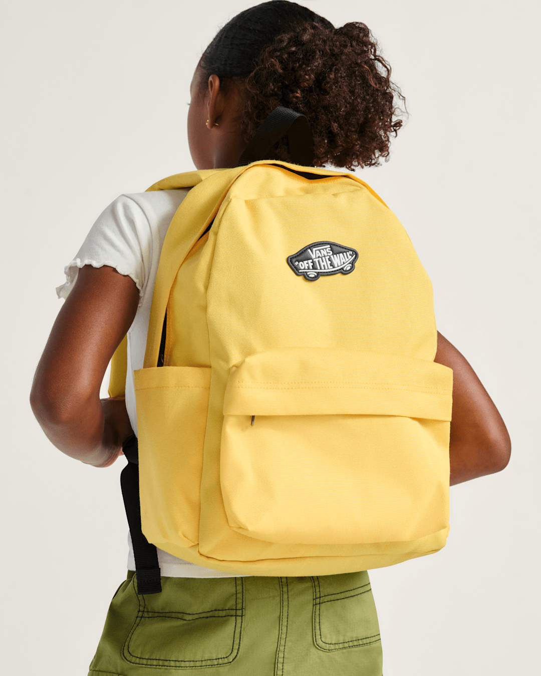 Women|Men|Kids Vans Kids Old Skool Grom Backpack in Banana Cream Yellow