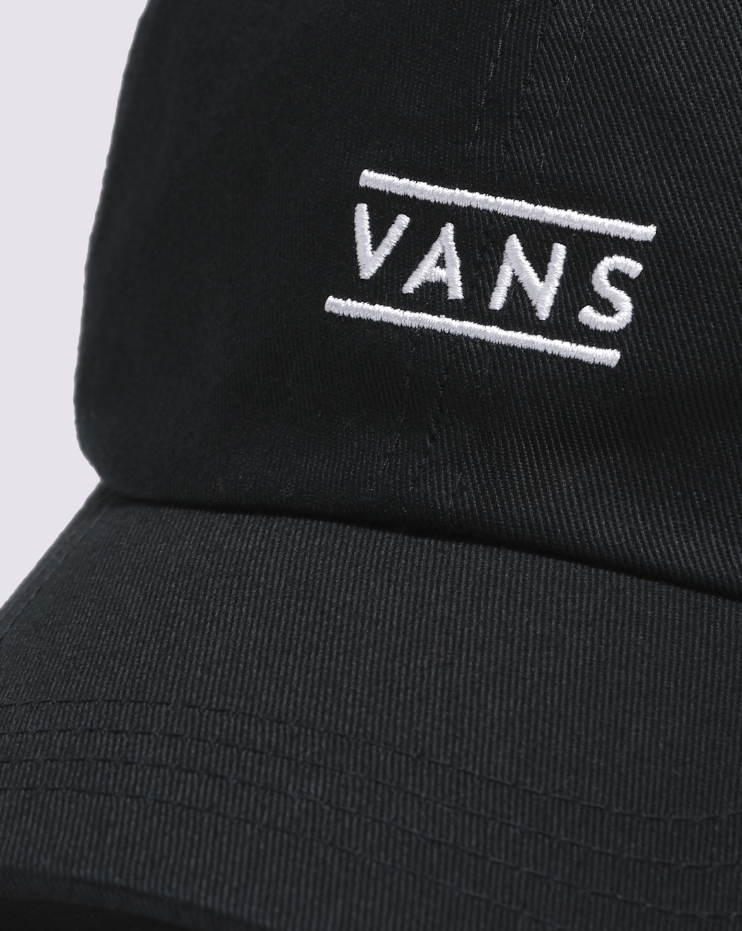 Women|Men Vans Half Box Curved Bill Jockey Hat in Black