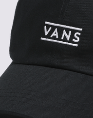 Women|Men Vans Half Box Curved Bill Jockey Hat in Black