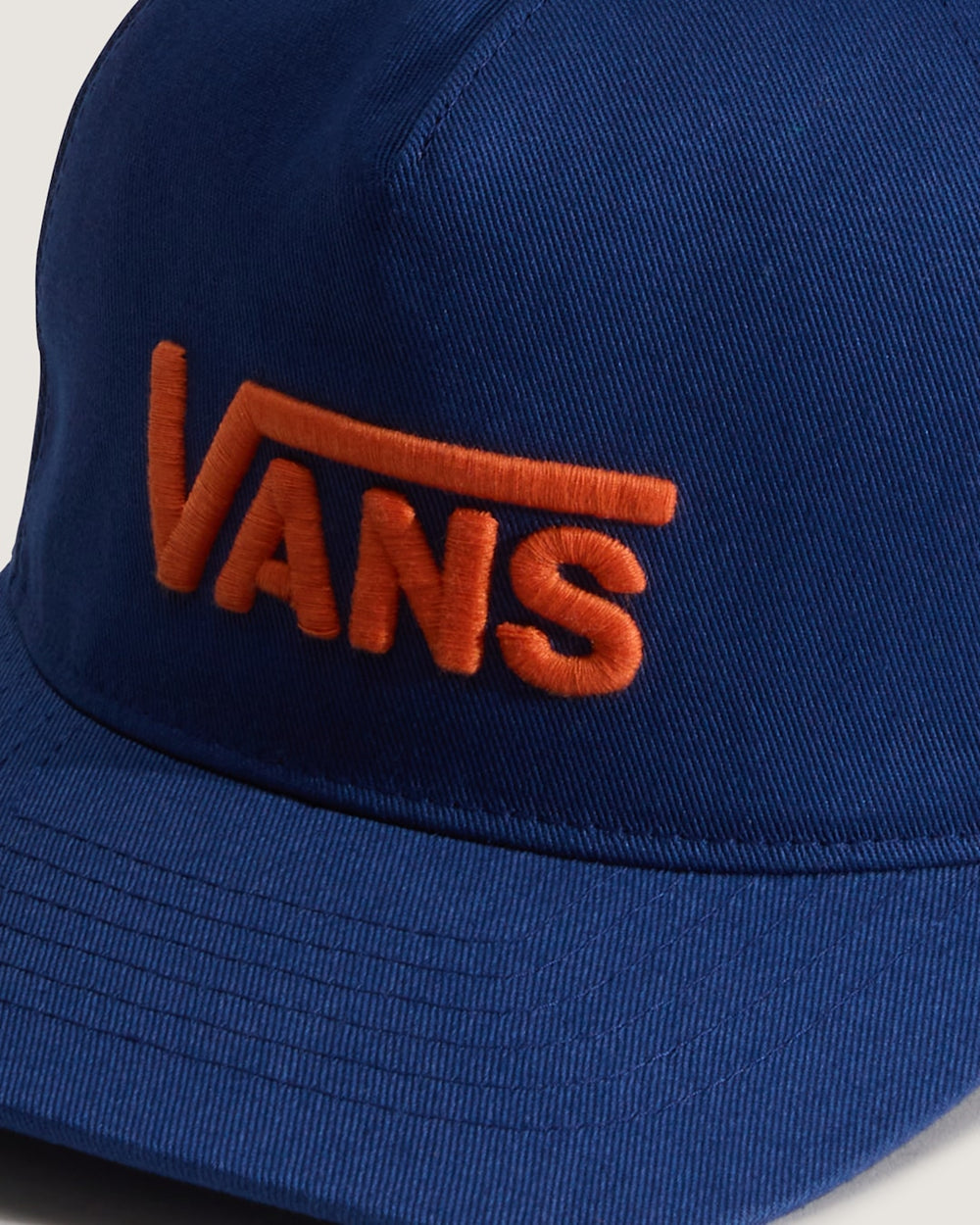 Women|Men|Kids Vans Kids Drop V Logo Snapback Hat in Deep Indigo Blue