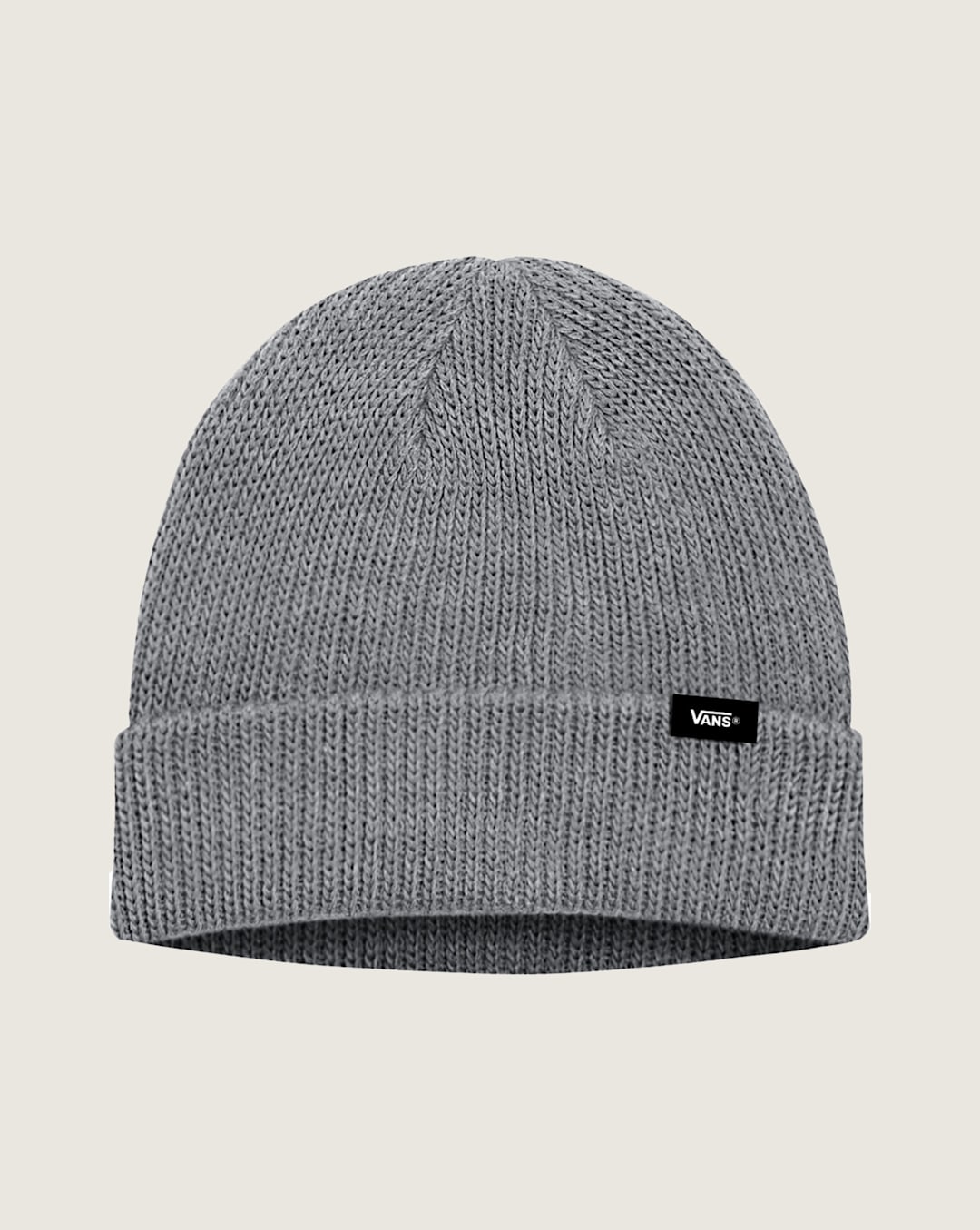Women|Men Vans Core Basic Cuff Beanie in Heather Grey