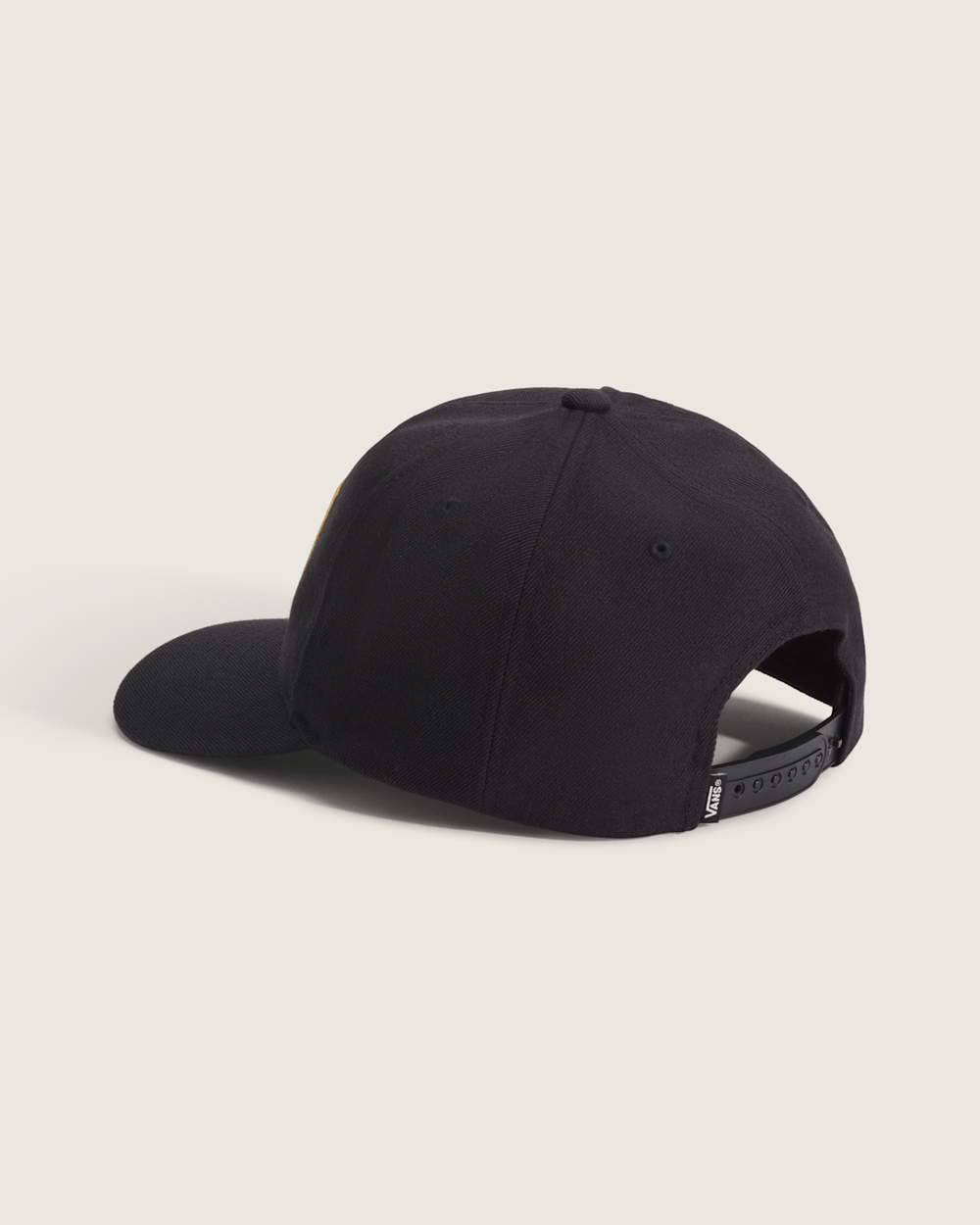 Women|Men Vans Vans Formula Snapback Hat in Black / Burnt Gold Yellow