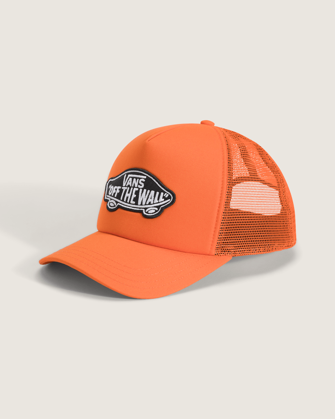 Women|Men Vans Classic Patch Trucker Hat in Flame Red