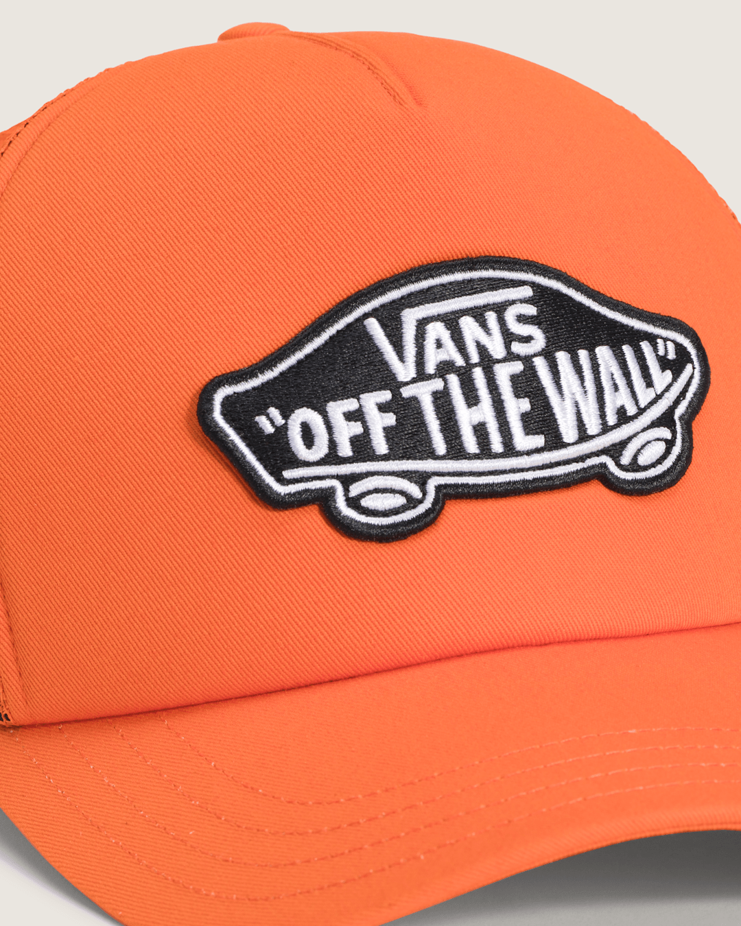 Women|Men Vans Classic Patch Trucker Hat in Flame Red