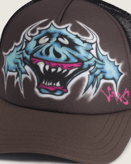Women|Men Vans Wyman Trucker Hat in Coal Brown