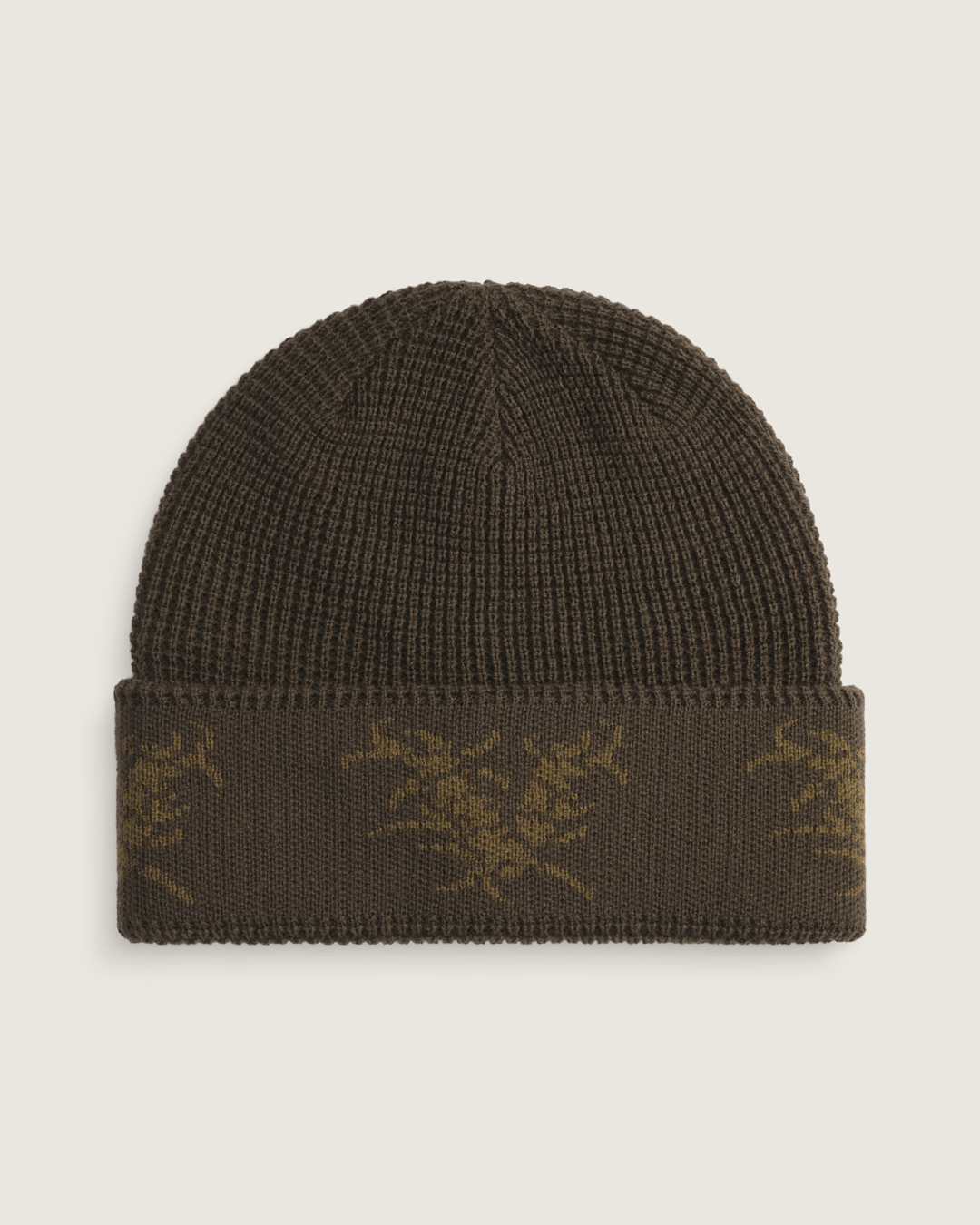 Women|Men Vans Skate Spinal V Beanie in Coal Brown