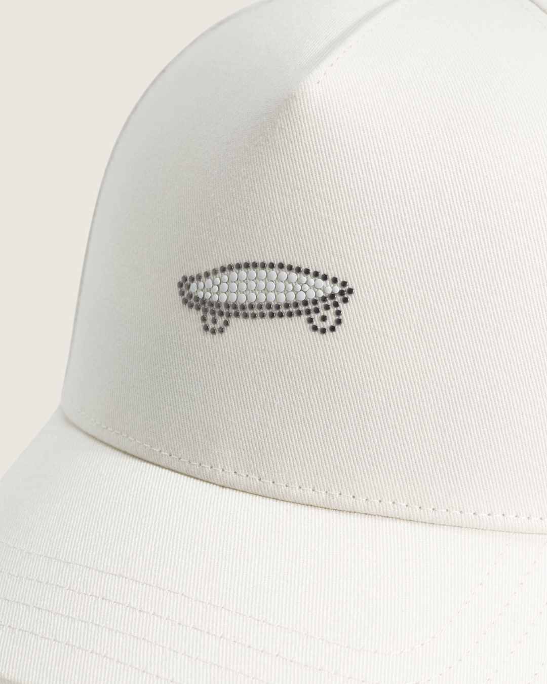 Women|Men Vans Bow Back Hat in Marshmallow White