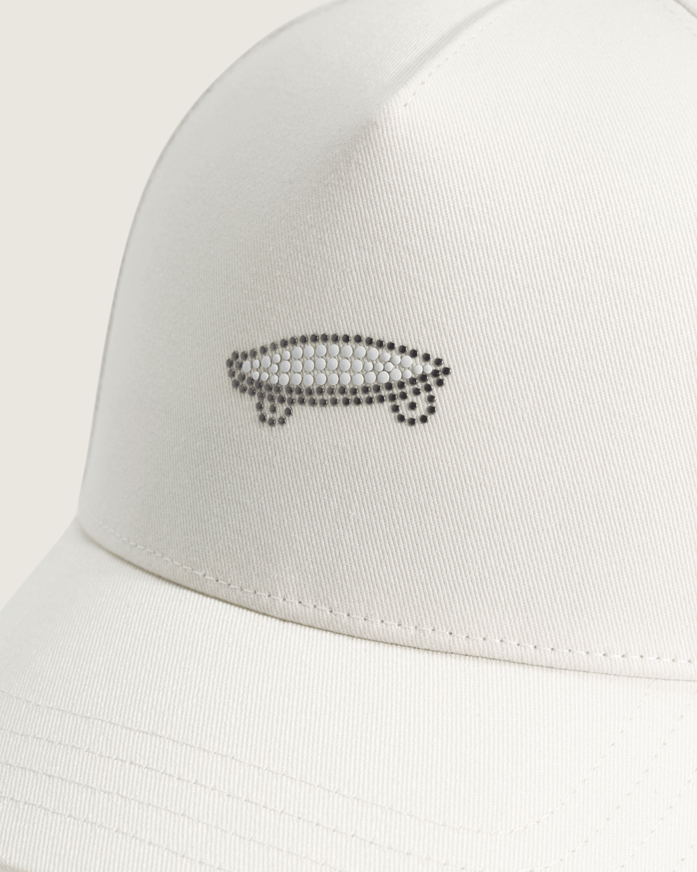 Women|Men Vans Bow Back Hat in Marshmallow White