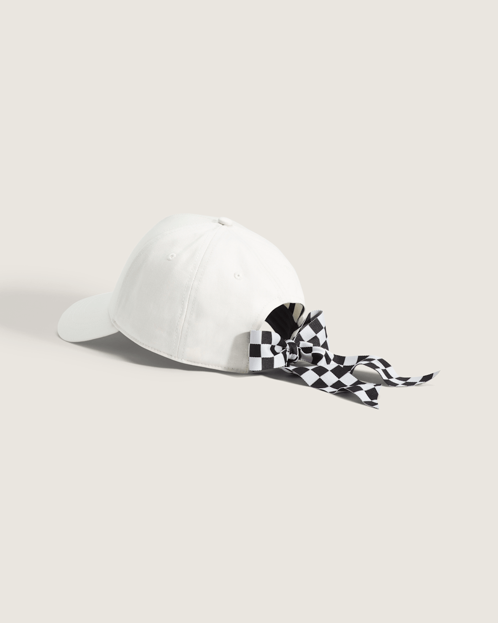 Women|Men Vans Bow Back Hat in Marshmallow White
