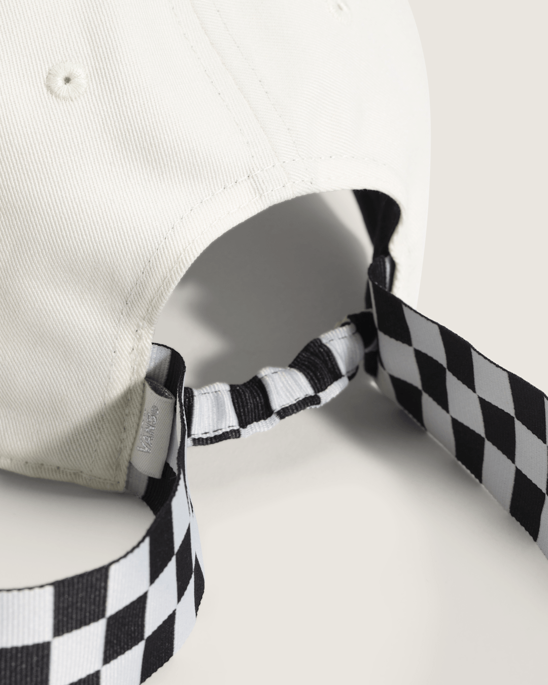 Women|Men Vans Bow Back Hat in Marshmallow White