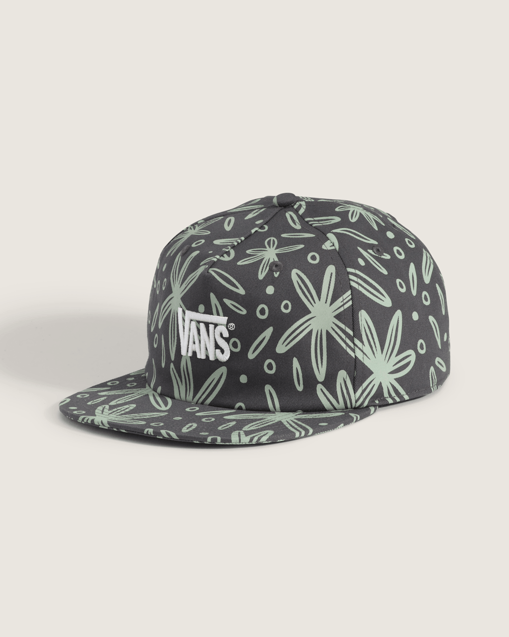 Women|Men Vans Havenrock Snapback Hat in Grey Olive Green