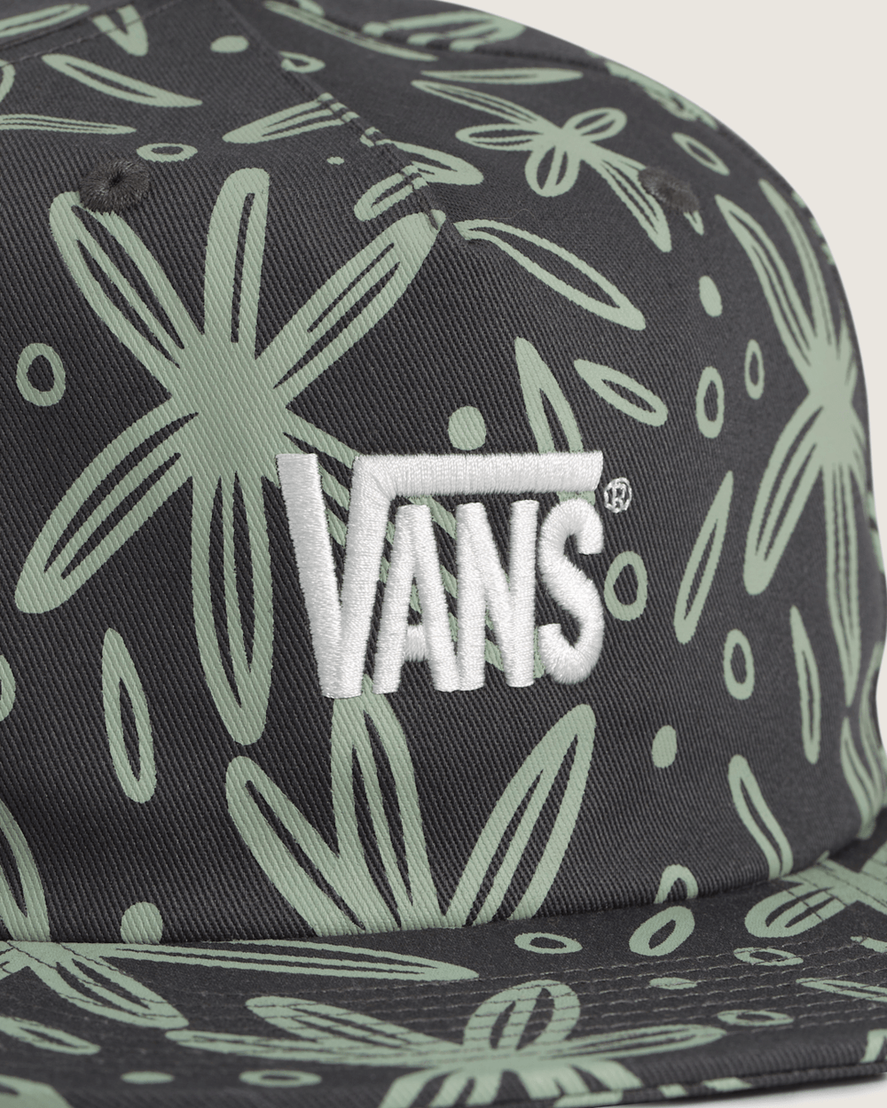 Women|Men Vans Havenrock Snapback Hat in Grey Olive Green