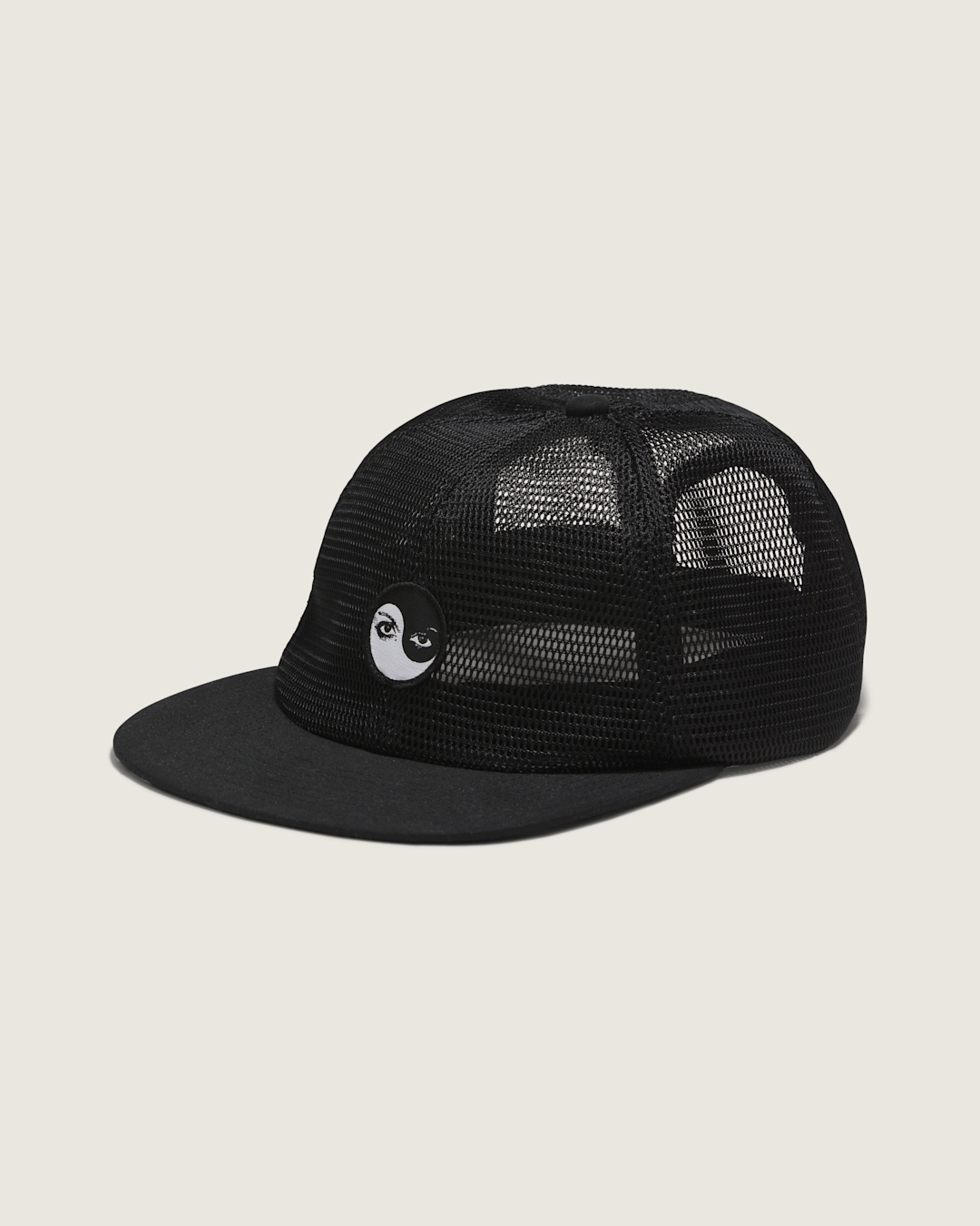 Women|Men Vans Skate Yin Yang Eyes Hat in Black