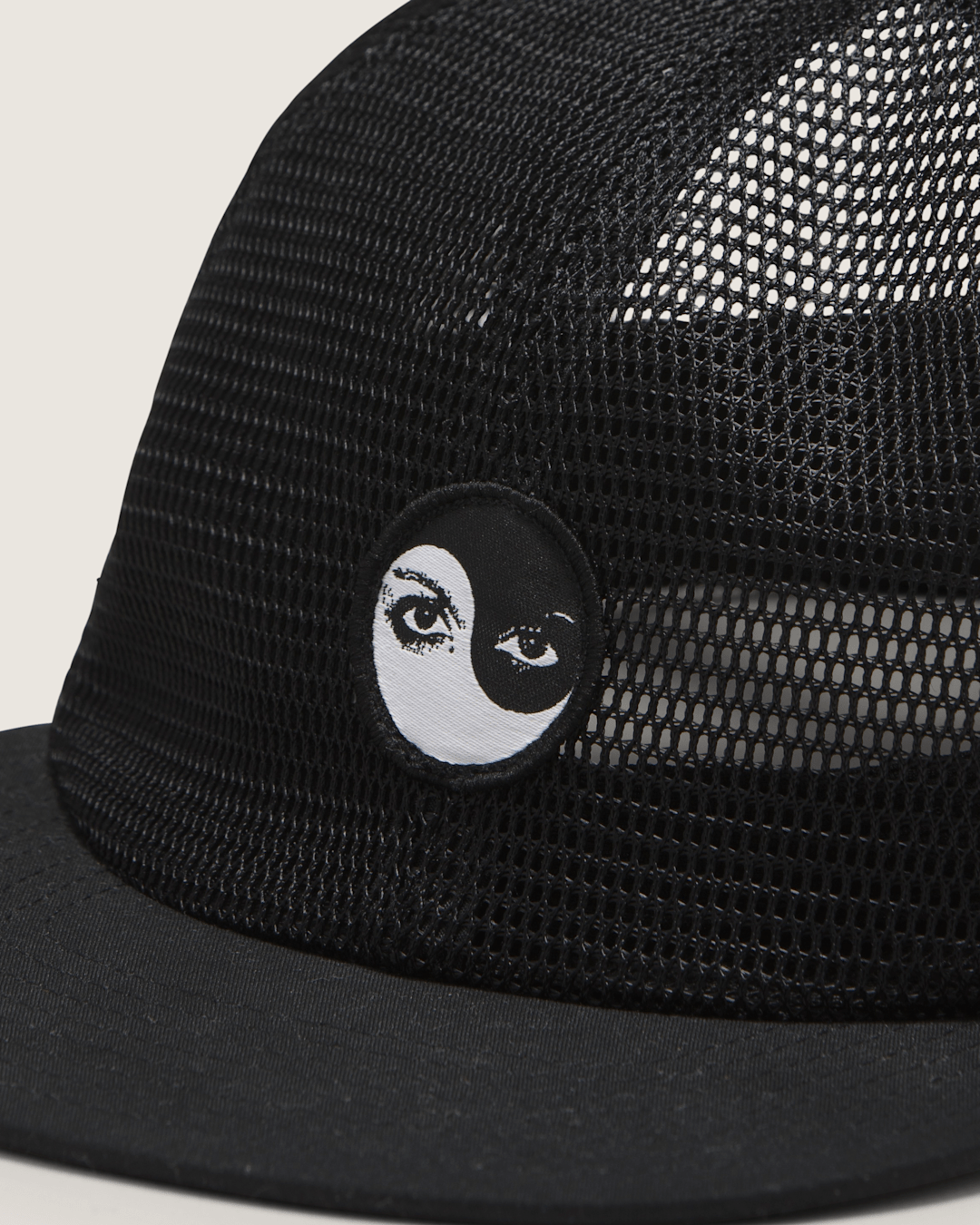 Women|Men Vans Skate Yin Yang Eyes Hat in Black