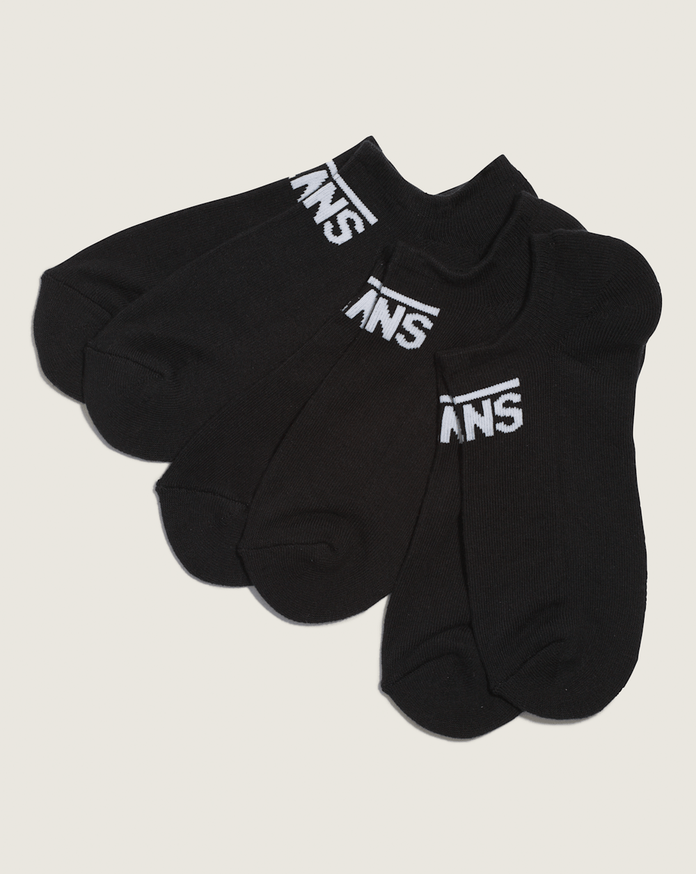 Women|Men Vans Classic Kick Socks 3-Pack in Black