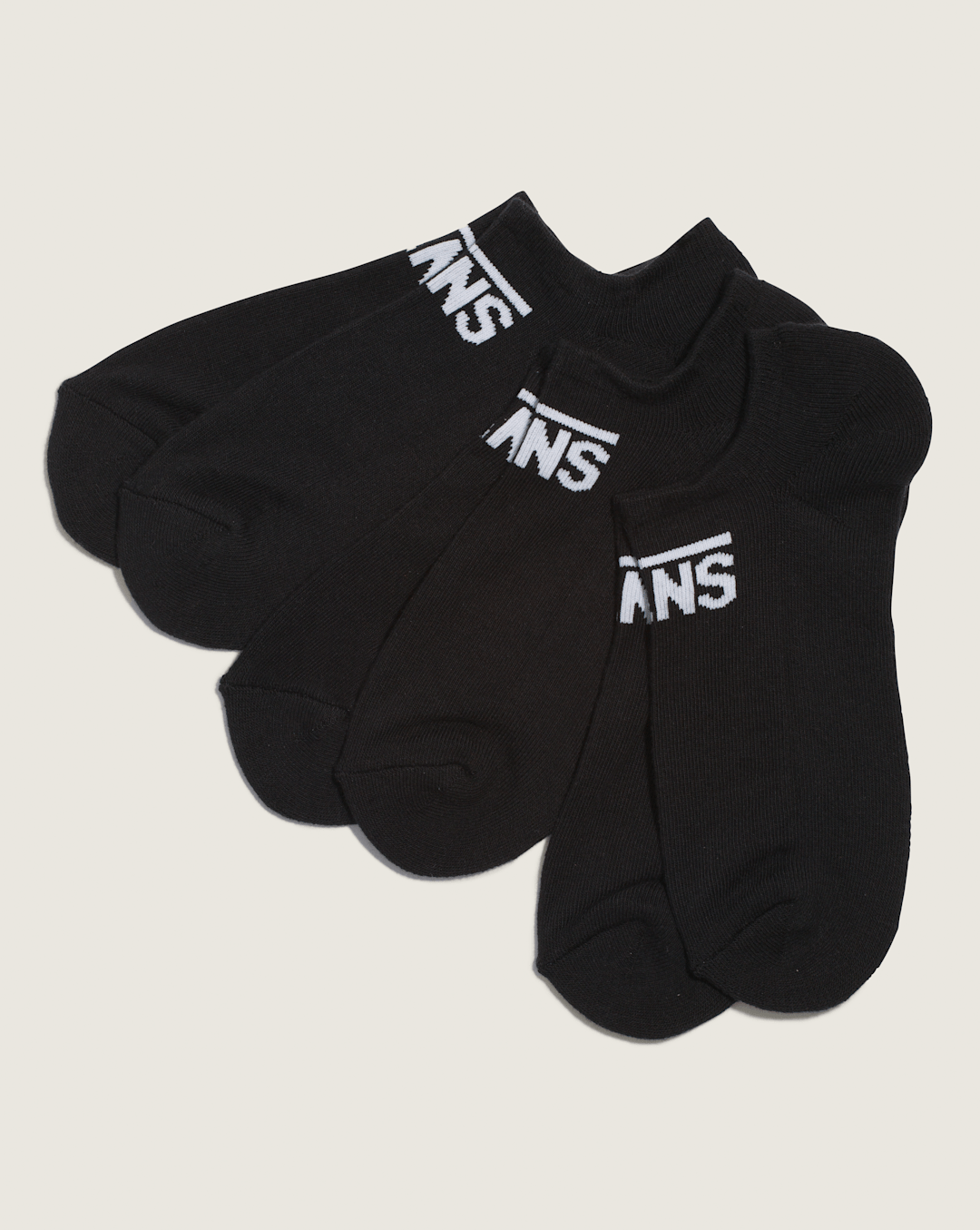 Women|Men Vans Classic Kick Socks 3-Pack in Black