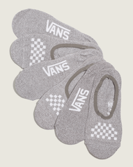 Women|Men Vans Classic Canoodle Socks 3-Pack in Heather Grey