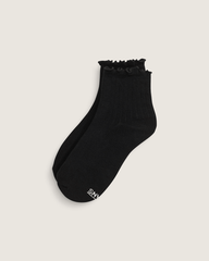 Women Vans Lettuce Have It Half Crew Socks in Black
