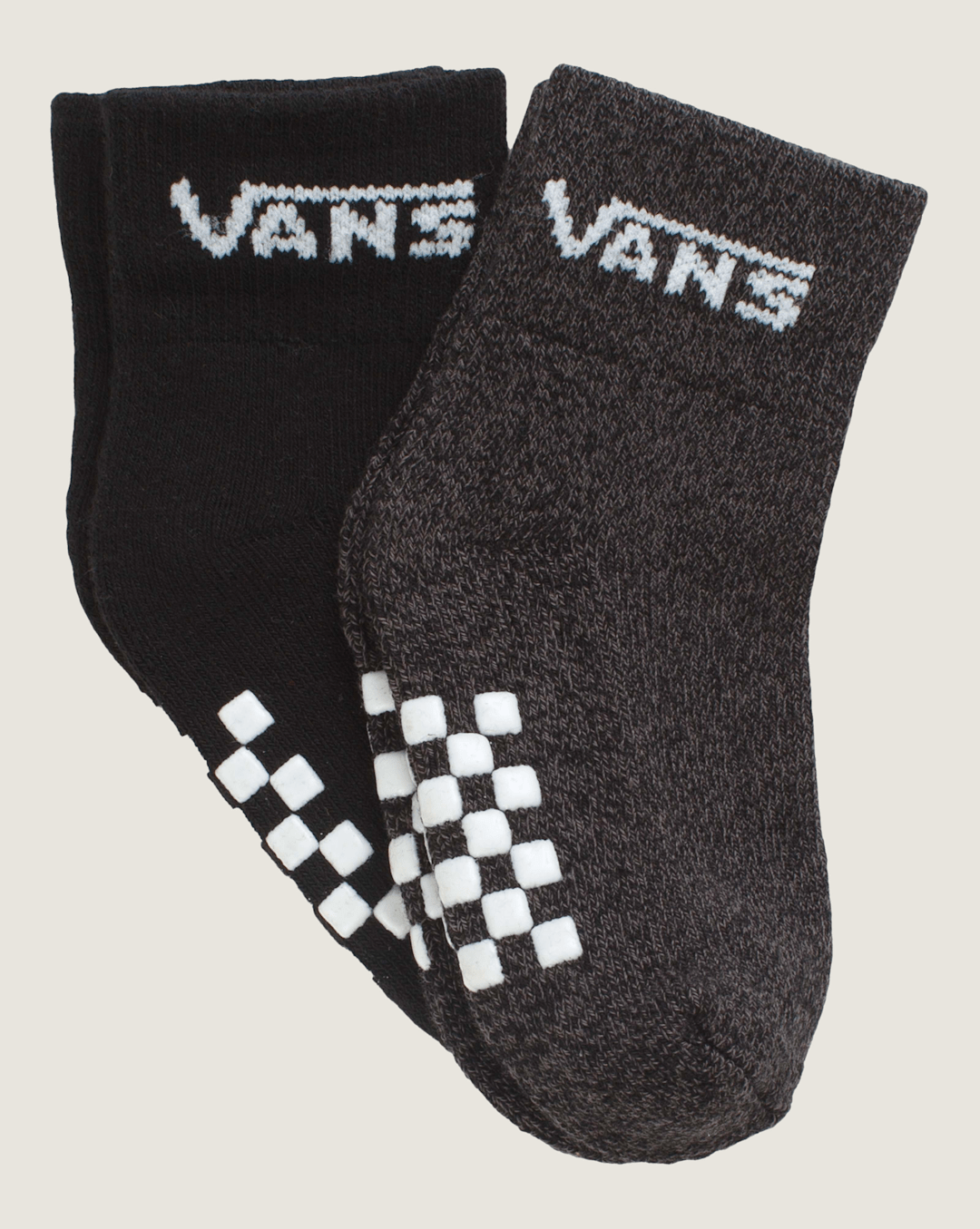 Women|Kids Vans Infant Classic Crew Socks 2-Pack in Black