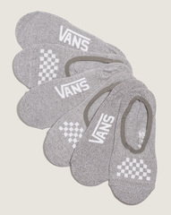 Women|Kids Vans Kids Classic Canoodle Socks 3-Pack in Heather Grey / White