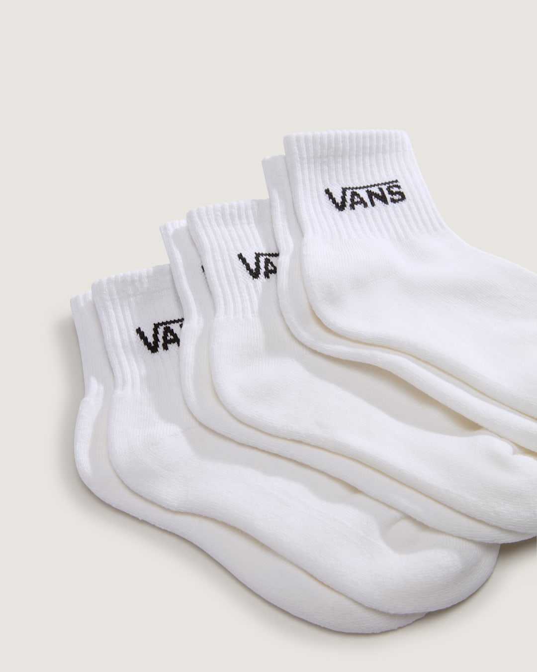Women|Kids Vans Kids Classic Half Crew Socks 3-Pack in White