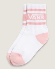 Women|Kids Vans Toddler Vans Drop V Crew Socks in Powder Pink