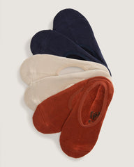 Women|Men Vans Classic No Show Socks 3-Pack in Parisian Night Blue