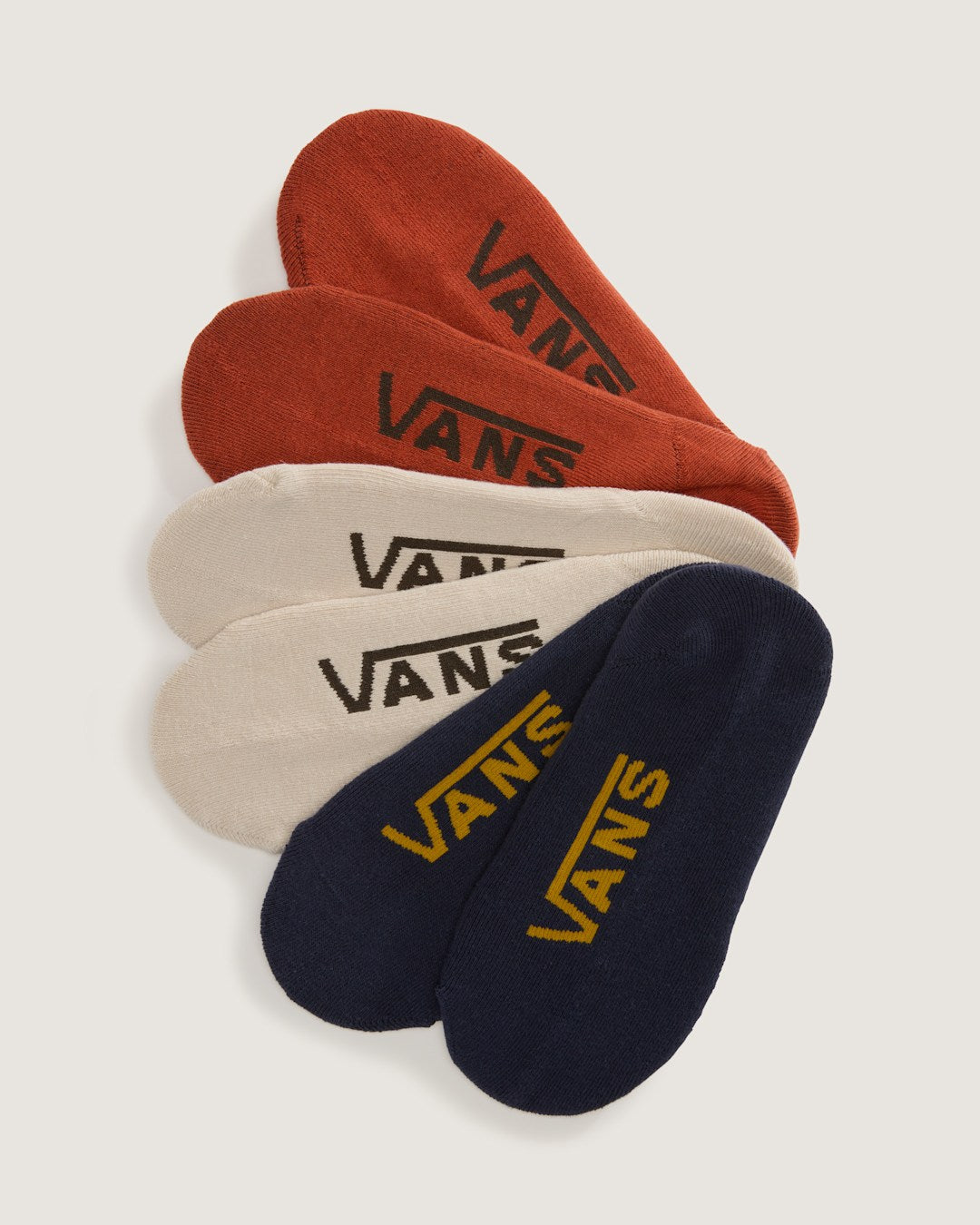 Women|Men Vans Classic No Show Socks 3-Pack in Parisian Night Blue