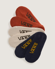 Women|Men Vans Classic No Show Socks 3-Pack in Parisian Night Blue