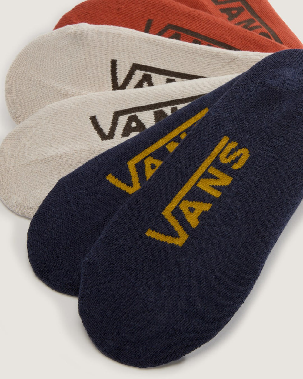 Women|Men Vans Classic No Show Socks 3-Pack in Parisian Night Blue