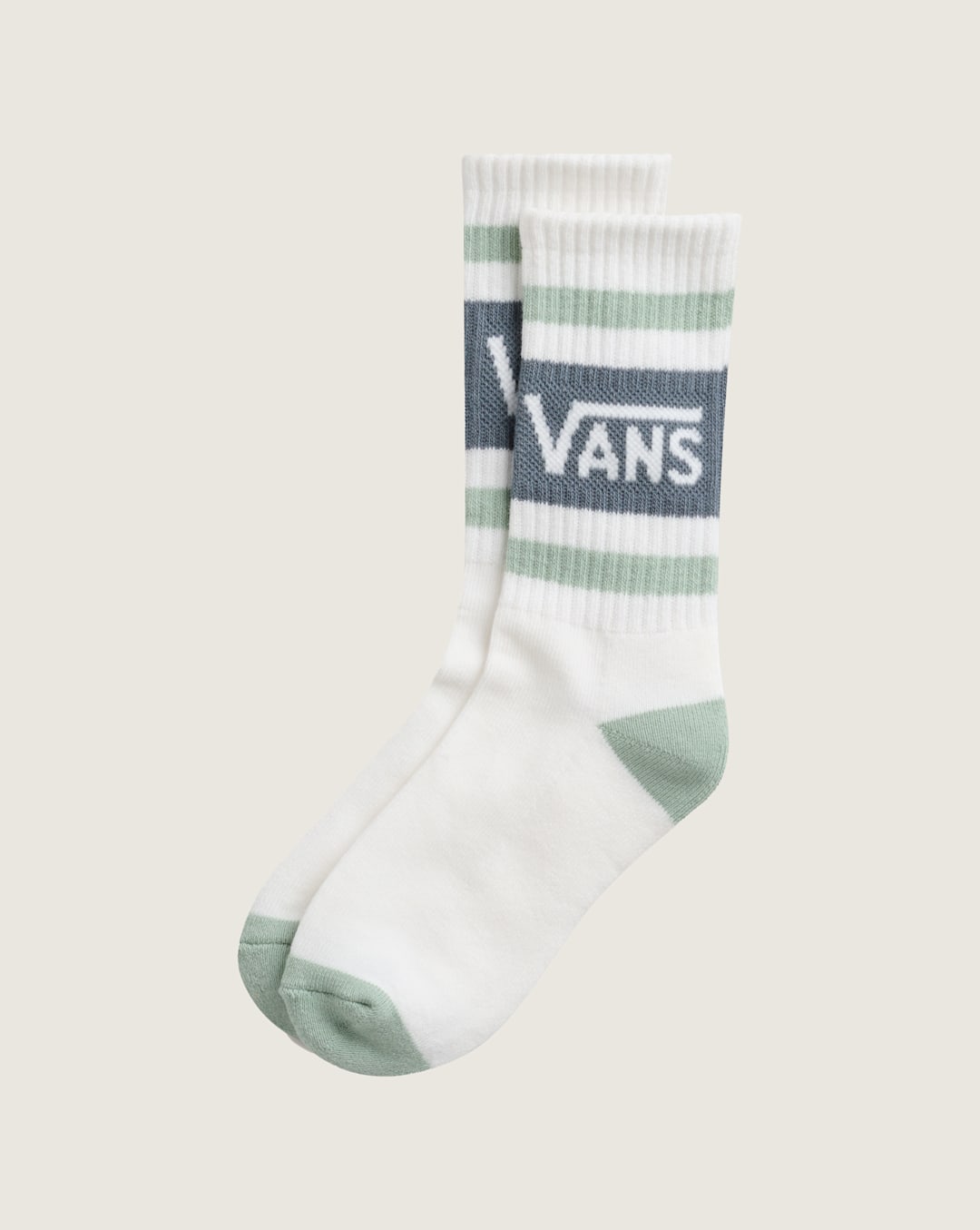 Women|Kids Vans Kids Vans Drop V Crew Socks in Grey Mint Green