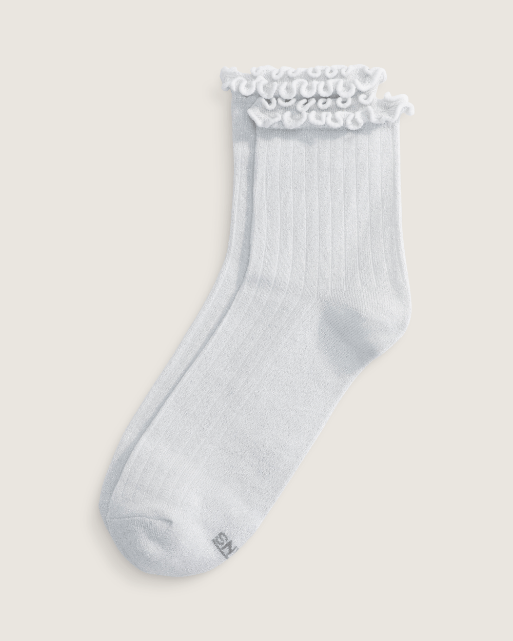 Women Vans Lettuce Have It Half Crew Socks in Silver Grey