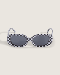 Women|Men Vans Checkerboard Wheeling Sunglasses in Black / White