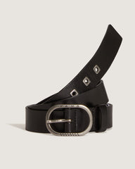 Women|Men Vans Determined Leather Belt in Black