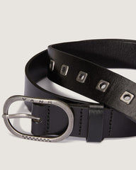 Women|Men Vans Determined Leather Belt in Black
