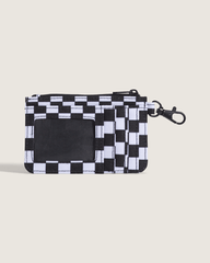Women|Men Vans Off The Wall Zip Wallet in Black / White